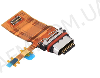 Шлейф Sony G8341 Xperia XZ1/ G8342/ G8343 с разъёмом зарядки, с микрофоном, Type-C