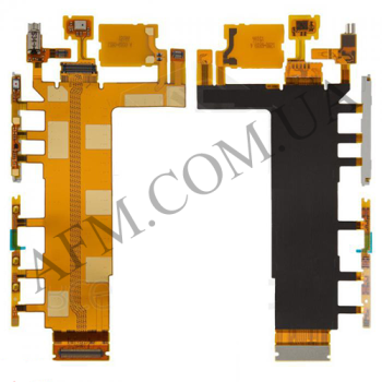 Шлейф Sony D6603 Xperia Z3/ D6643/ D6653 с кнопкой включения, громкости, с микрофоном, с вибро!