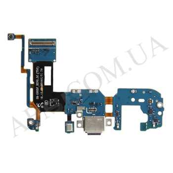 Шлейф Samsung G955F Galaxy S8 Plus 2017 з роз'ємом зарядки, з микрофоном, Type-C