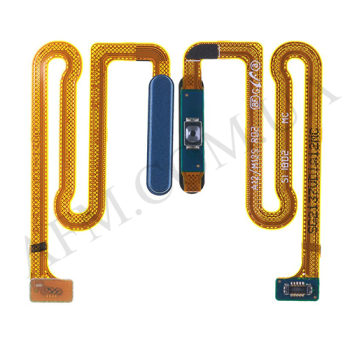 Шлейф Samsung A125F Galaxy A12 2021/ A127/ M127 з Touch ID синій