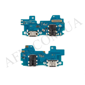 Шлейф Samsung M225F Galaxy M22/ M325F, з роз'ємом зарядки, наушников, з мікрофоном