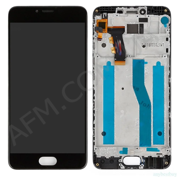Дисплей Meizu M5 (M611)/ M5 mini чорний + рамка