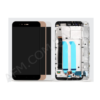 Дисплей Xiaomi Mi A1/ Mi5X білий + рамка