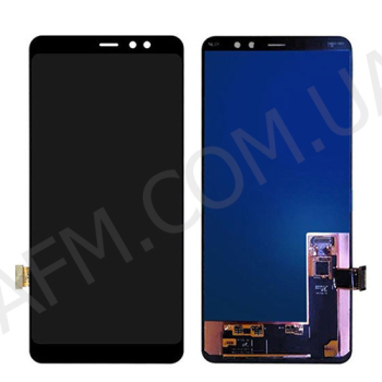 Дисплей Samsung сервісний A730 A8 Plus 2018 чорний GH97-21534A!