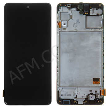 Дисплей Samsung сервісний M317 Galaxy M31s чорний + рамка GH82-23774A!