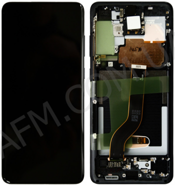Дисплей Samsung сервісний G985 Galaxy S20 Plus/ G986 COSMIK BLACK + рамка GH82-22134A