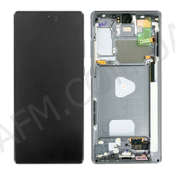 Дисплей Samsung сервисный N980/ N981 Galaxy Note 20 AURA GRAY + рамка GH82-23495A