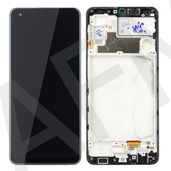 Дисплей Samsung сервисный M325 Galaxy M32 чёрный + рамка GH82-26193A
