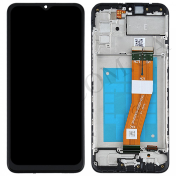 Дисплей Samsung A025F Galaxy A02s/ M025 Galaxy M02s/ A037F (161*72) чорний + рамка