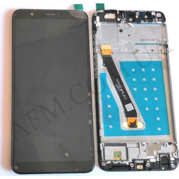 Дисплей Huawei P Smart (FIG-LX1)/ P Smart Dual Sim (FIG-L21) чорний + рамка