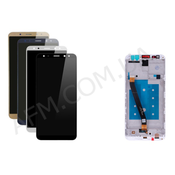Дисплей Huawei Mate 10 Lite (RNE-L01/ RNE-L21) чорний + рамка