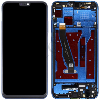 Дисплей Huawei Honor 8X/ 9X Lite синій + рамка