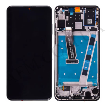 Дисплей Huawei P30 Lite (48MP)/ Nova 4e 2019 чорний + рамка