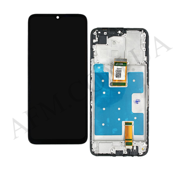 Дисплей Huawei Honor X6A чорний + рамка