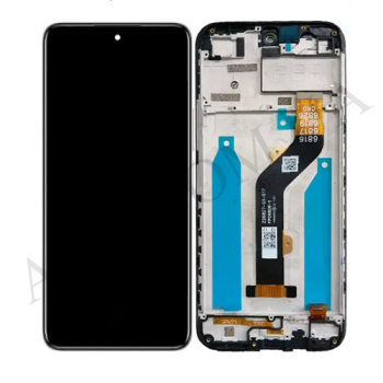 Дисплей Infinix Hot 12 Play чёрный + рамка