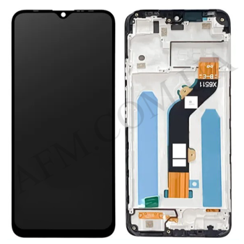 Дисплей Infinix Smart 6 X6511 чорний + рамка