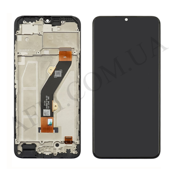 Дисплей Infinix Hot 30i чёрный + рамка