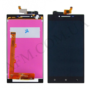 Дисплей Lenovo P70 чорний