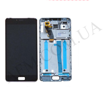 Дисплей Meizu M3s (Y685Q/ Y685H) чорний + рамка