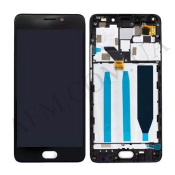 Дисплей Meizu M6 Note (M721H) чорний + рамка