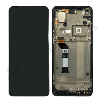 Дисплей Motorola XT1970 One Vision/ XT2013 One Action/ XT2013-2 OLED чёрный + рамка