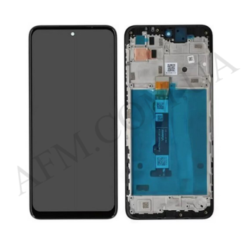 Дисплей Motorola XT2233-2 Moto G42 IPS чорний + рамка