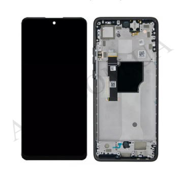 Дисплей Motorola XT2307-1 Edge 40 Neo P-OLED чорний + рамка