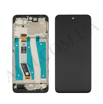 Дисплей Motorola XT2341 Moto G14 чорний + рамка