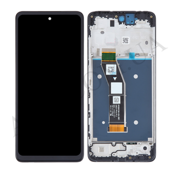 Дисплей Motorola XT2423 Moto G24 чорний + рамка