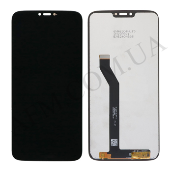 Дисплей Motorola XT1955 Moto G7 Power чёрный (версия EU 154mm)