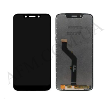 Дисплей Motorola XT1955 Moto G7 Power чёрный (версия EU 154mm) + рамка
