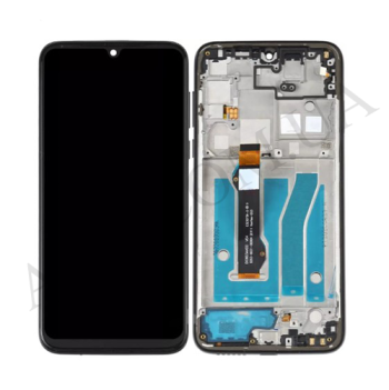 Дисплей Motorola XT2019 Moto G8 Plus чёрный + рамка!