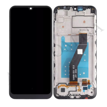 Дисплей Motorola XT2053-1-2-3 Moto E6s чёрный + рамка