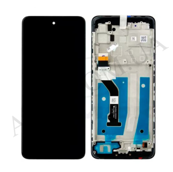 Дисплей Motorola XT2133-2 Moto G60s чорний + рамка