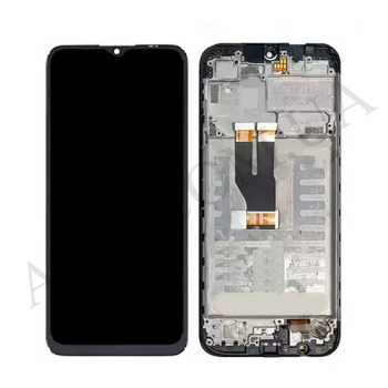 Дисплей Nokia C21 Plus TA-1424 чорний + рамка