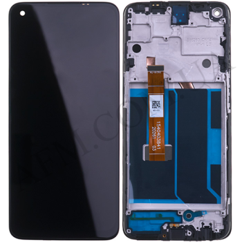 Дисплей OnePlus Nord N100 чёрный + рамка