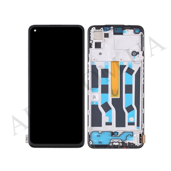 Дисплей Oppo Reno 5 4G OLED чорний + рамка