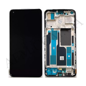 Дисплей Realme 9 Pro Plus OLED чорний + рамка!