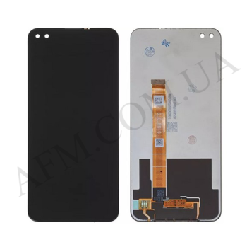 Дисплей Realme 6 Pro чорний + рамка