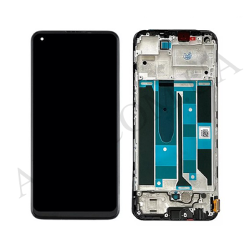 Дисплей Realme 8 4G/ 8 Pro OLED чорний + рамка