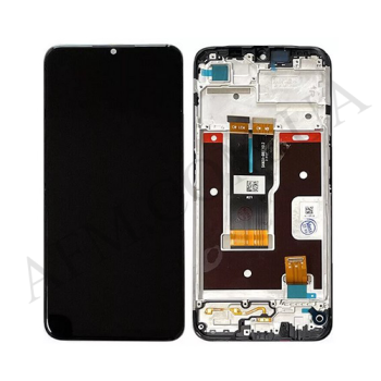 Дисплей Realme C31 чорний + рамка!