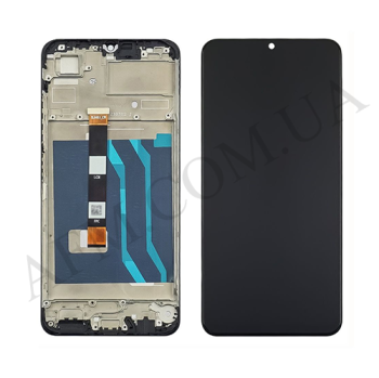 Дисплей Realme C51 чорний + рамка