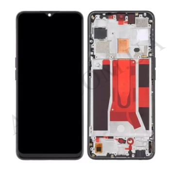 Дисплей Oppo Reno 3 4G/ A91/ F15/ K7 5G OLED чорний + рамка