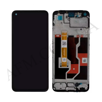 Дисплей Realme 9i чорний + рамка!