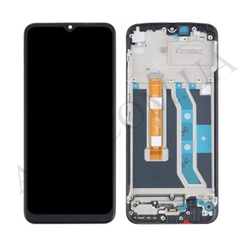 Дисплей Realme C21Y чорний + рамка