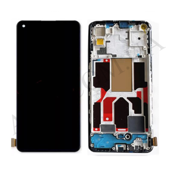 Дисплей Realme GT Master Edition/ Oppo Reno 5 OLED чорний + рамка