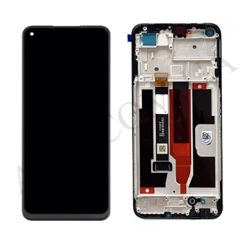 Дисплей Realme Narzo 30 5G чорний + рамка!