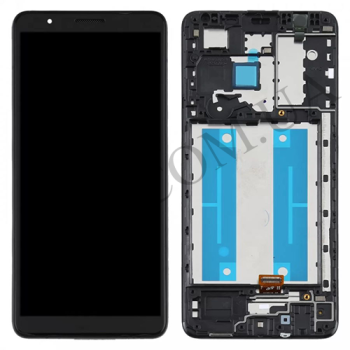 Дисплей Samsung A013F Galaxy A01 Core чорний + рамка