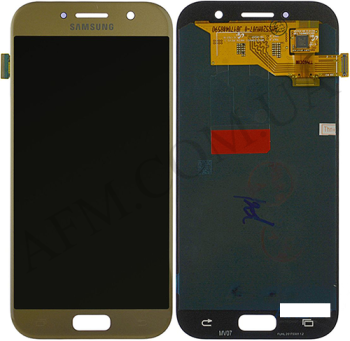 Дисплей Samsung A520F Galaxy A5 2017 INCELL золотий