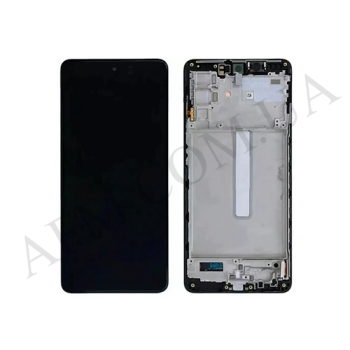Дисплей Samsung M526 Galaxy M52 OLED чорний + рамка